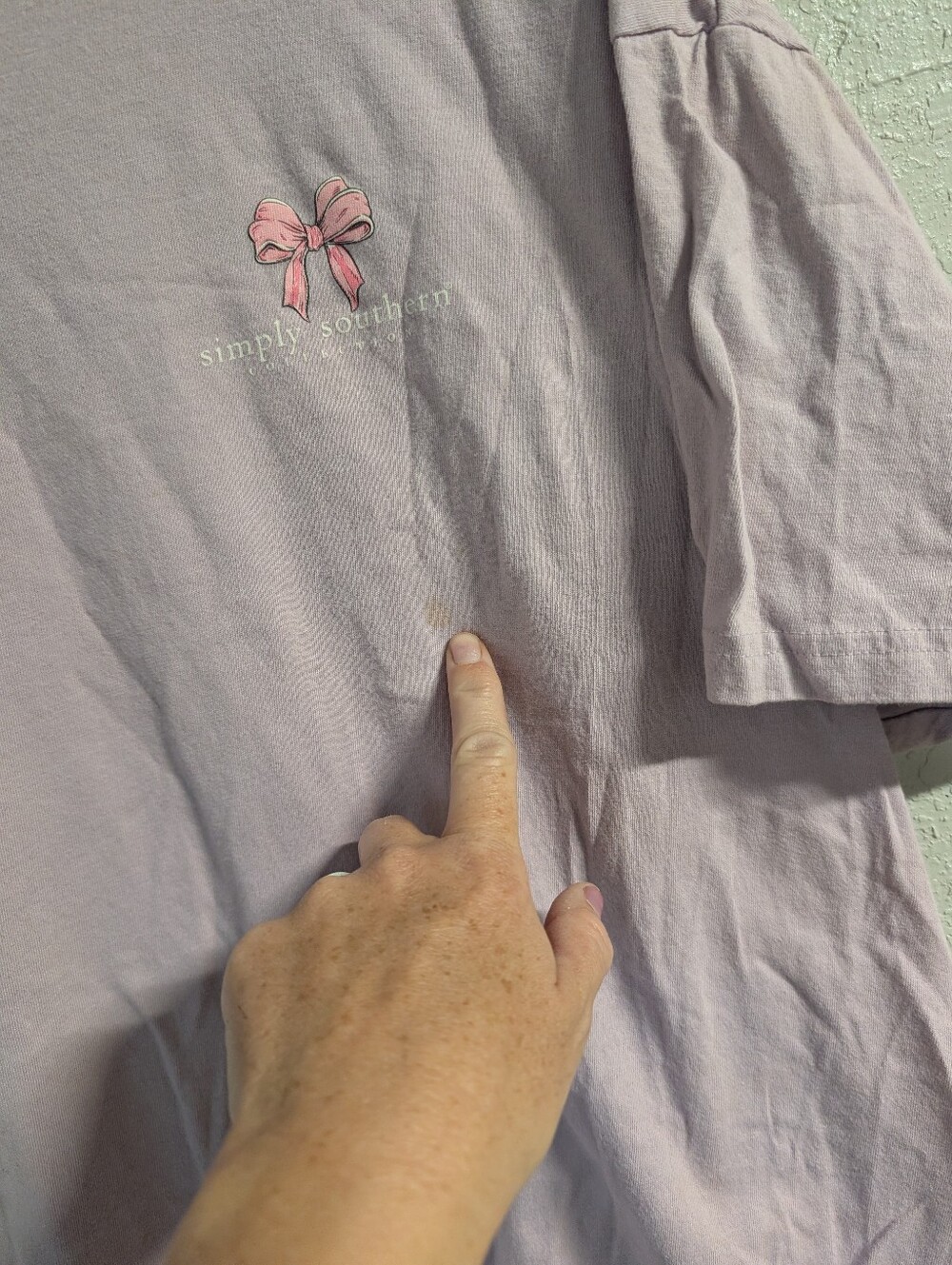 Simply Southern Pink 'God's Silliest Goose' Graphic Tee XL Pink Whimsy Basic Twe - Picture 4 of 7
